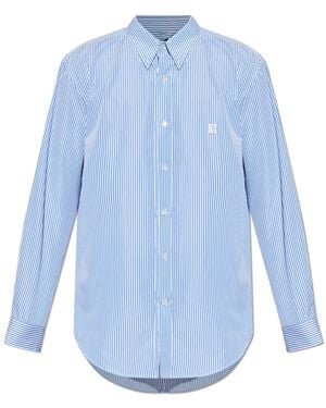Balmain Striped Pattern Shirt - Blue