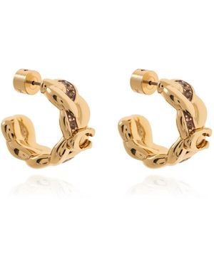 COACH Brass Earrings - Metallic