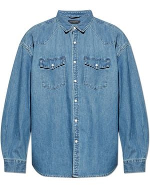 AllSaints Shirt 'Fenton' - Blue
