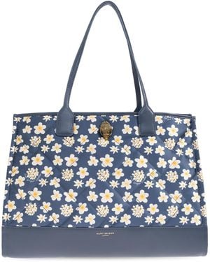Kurt Geiger Shopper Bag With Floral Motif - Blue