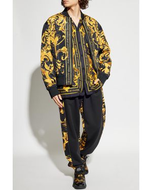 Versace Jeans Couture Shirt With Logo - Yellow