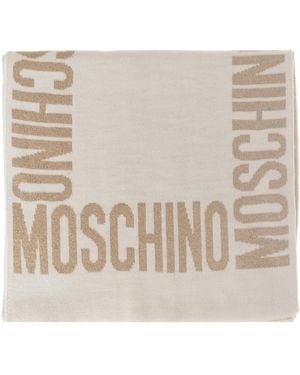 Moschino Scarf With Lurex Thread - Natural