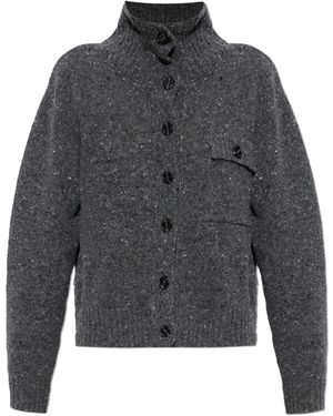 Samsøe & Samsøe Wool Cardigan "Salois" - Grey