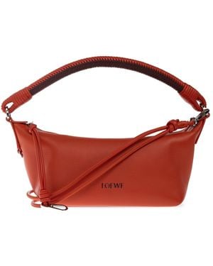 Loewe Leather Shoulder Bag 'Cala Mini' - Red