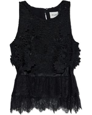 Munthe Lace Top 'Rachine' - Black