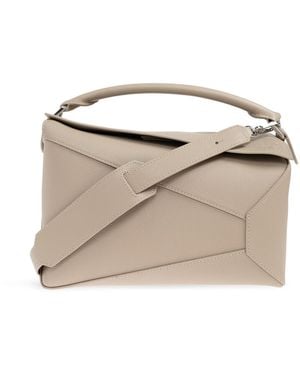 Loewe Handbag 'Puzzle Edge Medium' - Grey