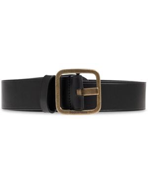 DSquared² Leather Belt - Black