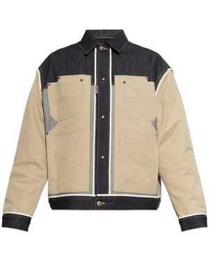 DSquared² Printed Jacket - Natural