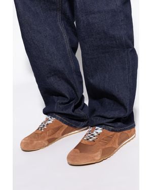 Bottega Veneta "Orbit" Sports Shoes - Blue