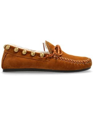 Isabel Marant "Fitza" Loafers Shoes - Brown