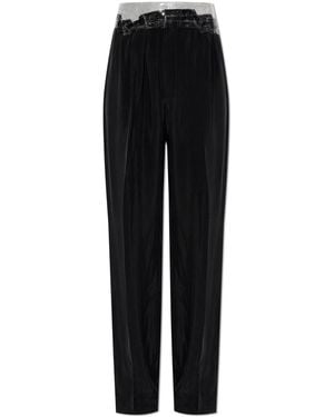 Maison Margiela Pleated Trousers - Black