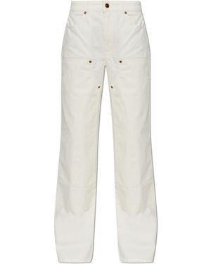 Balmain Straight-Leg Jeans - White