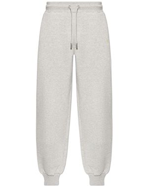 Ami Paris Joggers With Embroidered Logo - White