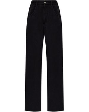 MM6 by Maison Margiela Wide-Leg Joggers - Black