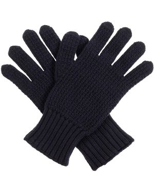 Dolce & Gabbana Woollen Gloves - Blue