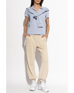 EA7 Polo With Logo - Blue