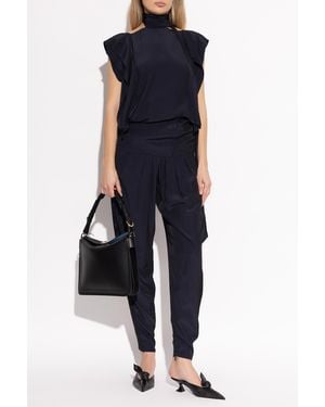 Lanvin Tapered Leg Pants - Blue