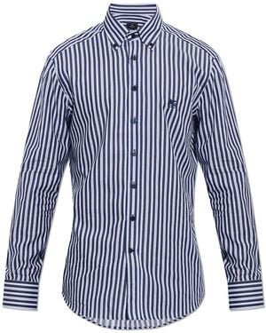 Etro Shirt With Stripe Pattern - Blue