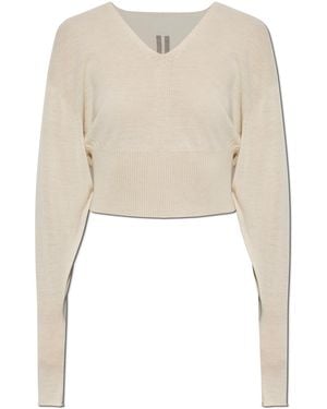 Rick Owens Wool Jumper - Natural