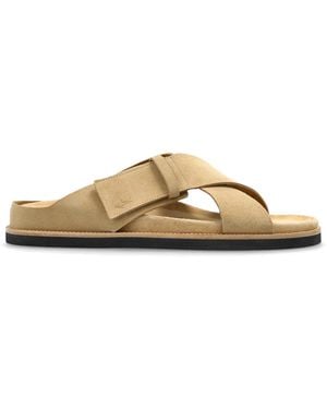 Paul & Shark Suede Slides - Natural