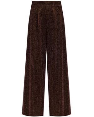 Oséree Trousers With Lurex Thread - Brown