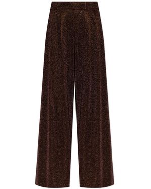 Oséree Trousers With Lurex Thread - Brown