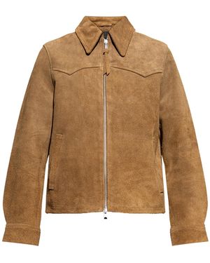 AllSaints 'Dellcot' Suede Jacket - Brown