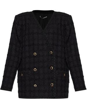 Alessandra Rich Tweed Jacket - Black
