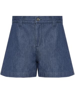 Gucci Denim Shorts, - Blue