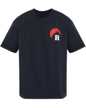 Rhude T-Shirt With Print - Blue