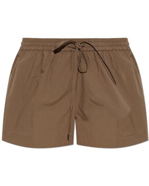 Matteau Cotton Shorts - Brown