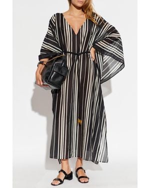 Tory Burch Ribbed Dress - Black