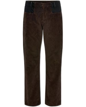 Maison Margiela Corduroy Trousers - Black