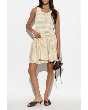 Loewe Top With A Striped Pattern - Natural