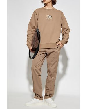 Burberry Cotton Pants Type 'Chinos' - Natural