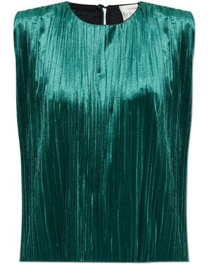 forte_forte Pleated Top - Green