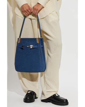 Tory Burch Leather Bag "Lee" - Blue