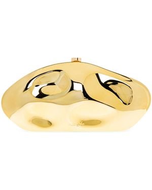 Cult Gaia Clutch Bag 'The Caldera' - Metallic