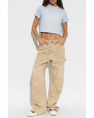 Amiri Wide-Leg Jeans - Brown