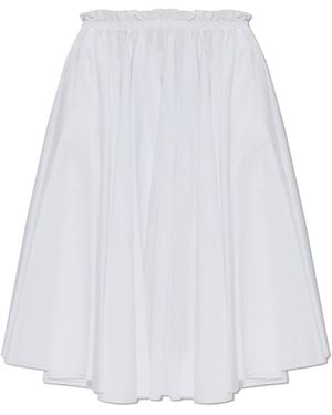 Ami Paris Pleated Skirt - White