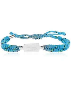 Balenciaga Bracelet With Logo - Blue