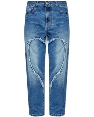 Carne Bollente Jeans With A 'Vintage' Effect - Blue
