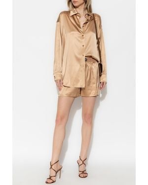 Tom Ford Silk Shirt - Natural