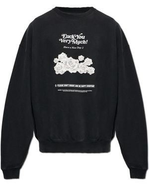 Vetements Sweatshirt With Print - Blue