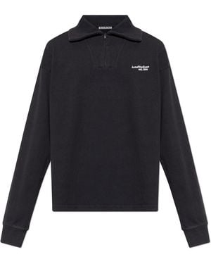 Acne Studios Sweatshirt With Logo - Blue