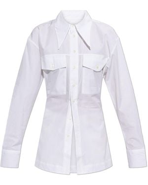 Ami Paris Shirt With Pockets - White