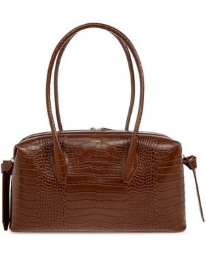 Yuzefi "Broche Duffle" Bag - Brown