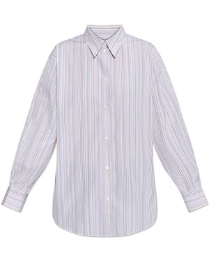 Paul Smith Shirt With A Striped Pattern - White
