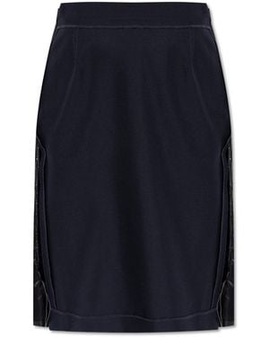 Maison Margiela Skirt With Raw Hem - Blue