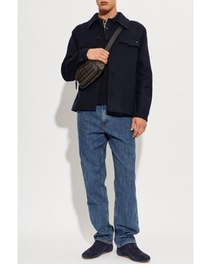 Burberry Wool Jacket 'Thorn' - Blue
